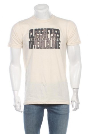 Мъжка тениска American Apparel, Размер M, Цвят Екрю, Памук, Цена 19,84 лв.
