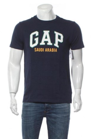 Męski T-shirt Gap, Rozmiar S, Kolor Niebieski, 100% bawełna, Cena 72,76 zł