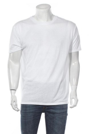 Мъжка тениска Gildan, Размер L, Цвят Бял, Полиестер, Цена 16,54 лв.
