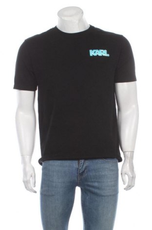 Мъжка тениска Karl Lagerfeld, Размер M, Цвят Черен, Памук, Цена 186,75 лв.