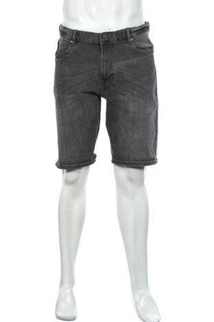 Ανδρικό κοντό παντελόνι H&M, Μέγεθος L, Χρώμα Γκρί, 98% βαμβάκι, 2% ελαστάνη, Τιμή 17,32 €