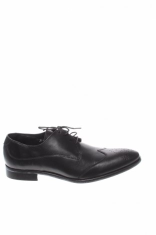 Мъжки обувки Alain Manoukian, Размер 41, Цвят Черен, Естествена кожа, Цена 45,87 лв.