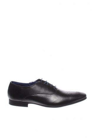 Мъжки обувки Azzaro, Размер 44, Цвят Черен, Естествена кожа, Цена 180,95 лв.
