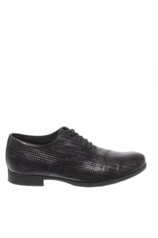 Ανδρικά παπούτσια Geox, Μέγεθος 41, Χρώμα Μαύρο, Γνήσιο δέρμα, Τιμή 36,96 €