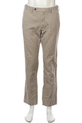 Męskie spodnie Gant, Rozmiar L, Kolor Zielony, 65% bawełna, 35% len, Cena 112,59 zł