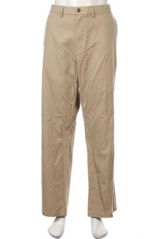 Мъжки панталон George, Размер XXL, Цвят Бежов, 62% памук, 36% полиестер, 2% еластан, Цена 14,70 лв.