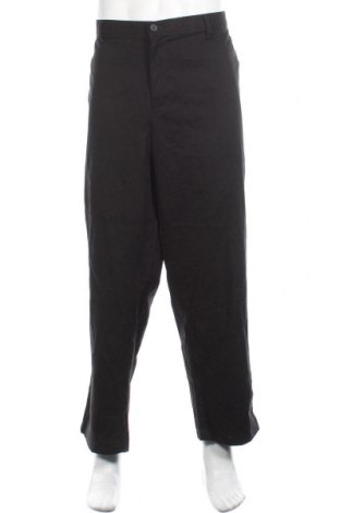 Мъжки панталон George, Размер 3XL, Цвят Черен, 60% памук, 40% полиестер, Цена 14,70 лв.