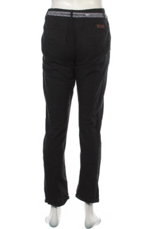 Мъжки панталон Indicode, Размер M, Цвят Черен, 55% лен, 45% памук, Цена 47,25 лв.