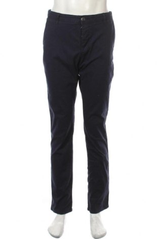 Мъжки панталон Review, Размер L, Цвят Син, 98% памук, 2% еластан, Цена 33,08 лв.