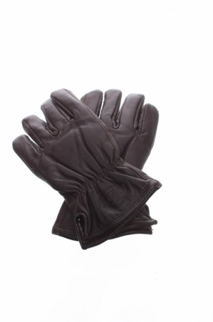 Ръкавици Dickies, Цвят Кафяв, Естествена кожа, Цена 44,25 лв.