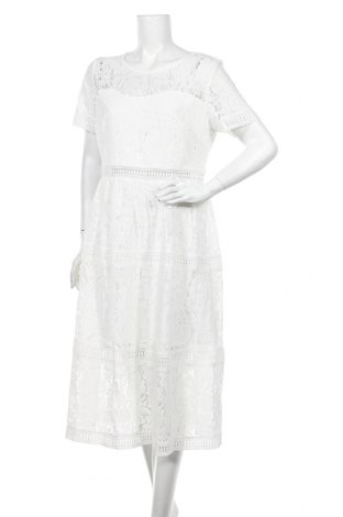 Sukienka Apart, Rozmiar L, Kolor Biały, 50% bawełna, 50% poliamid, Cena 427,27 zł