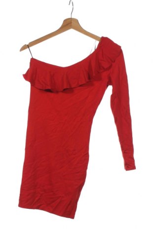Kleid H&M Divided, Größe XS, Farbe Rot, 64% Viskose, 32% Polyamid, 4% Elastan, Preis 13,32 €