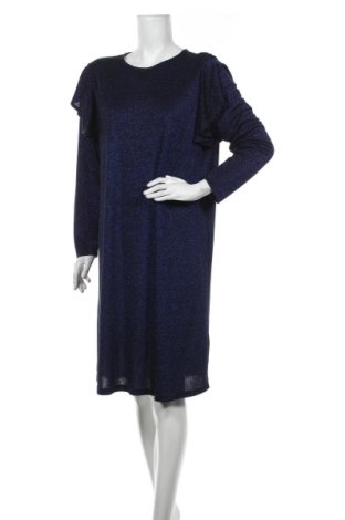 Sukienka Only Carmakoma, Rozmiar XL, Kolor Niebieski, 70% wiskoza, 30% metalowe nici, Cena 36,94 zł