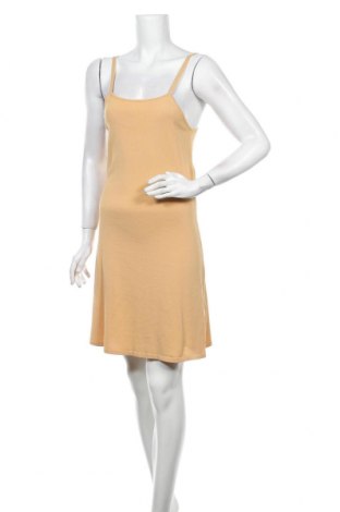 Φόρεμα Sandro, Μέγεθος S, Χρώμα  Μπέζ, 50% βισκόζη, 29% πολυαμίδη, 14% πολυεστέρας, 7% μεταλλικά νήματα, Τιμή 78,14 €