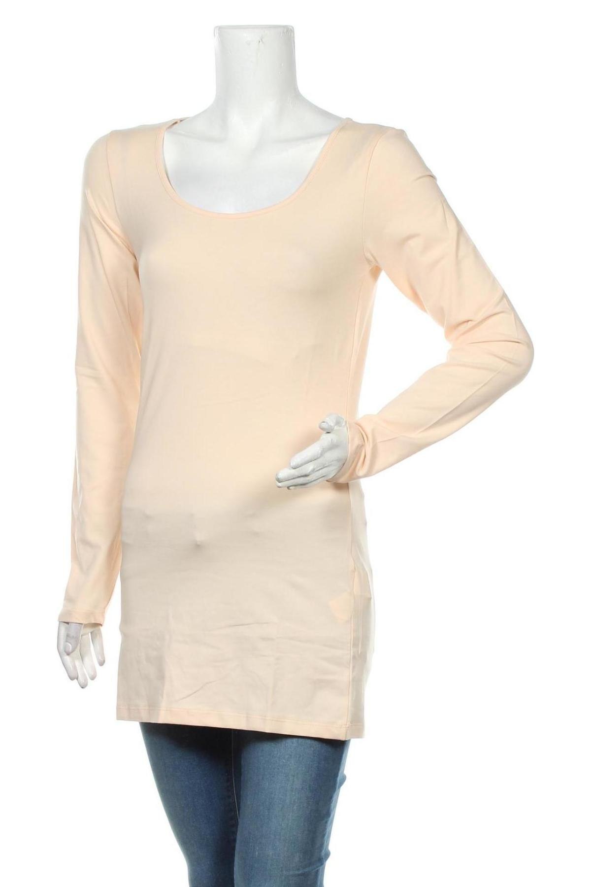 Γυναικεία μπλούζα Vero Moda, Μέγεθος L, Χρώμα Πορτοκαλί, 93% βαμβάκι, 7% ελαστάνη, Τιμή 12,16 €