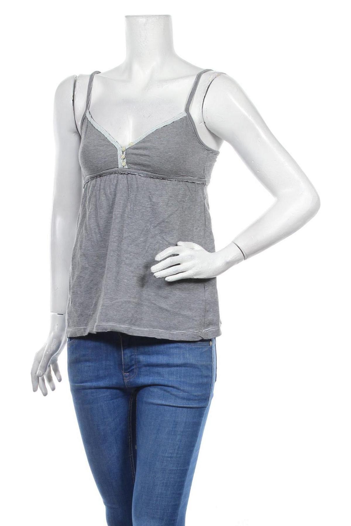 Γυναικείο αμάνικο μπλουζάκι H&M Divided, Μέγεθος XS, Χρώμα Γκρί, Τιμή 13,64 €