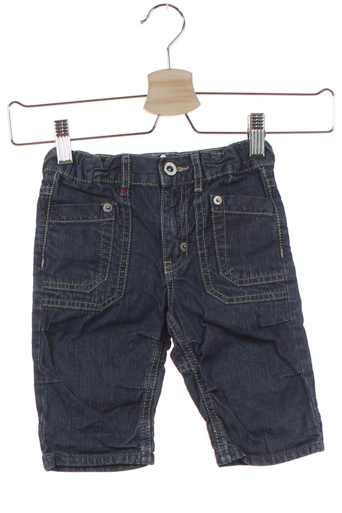 Детски къс панталон H&M, Размер 6-9m/ 68-74 см, Цвят Син, Памук, Цена 7,20 лв.