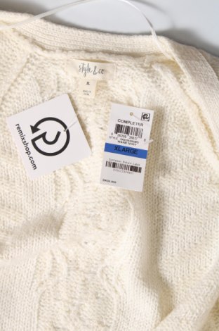 Γυναικεία ζακέτα Style & Co, Μέγεθος XL, Χρώμα Λευκό, Τιμή 28,35 €