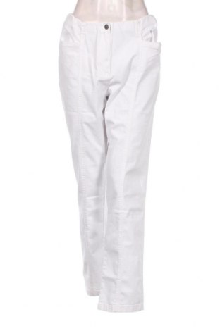 Γυναικείο παντελόνι Helena Vera, Μέγεθος XL, Χρώμα Λευκό, Τιμή 10,28 €