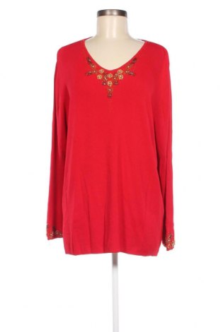 Дамски пуловер, Размер XXL, Цвят Червен, Цена 38,00 лв.
