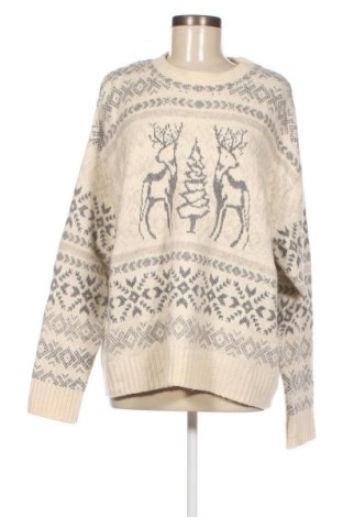 Дамски пуловер H&M L.O.G.G., Размер XL, Цвят Бежов, Цена 38,00 лв.