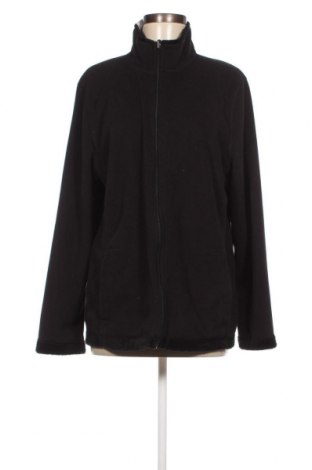 Γυναικεία ζακέτα fleece Basic Editions, Μέγεθος XL, Χρώμα Μαύρο, Τιμή 17,82 €