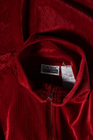 Ανδρική μπλούζα Basic Editions, Μέγεθος L, Χρώμα Κόκκινο, Τιμή 15,46 €