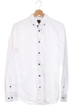 Мъжка риза H&M, Размер S, Цвят Бял, Цена 36,10 лв.