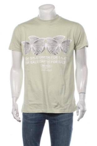 Мъжка тениска NIGHT ADDICT, Размер XXS, Цвят Зелен, Цена 8,00 лв.