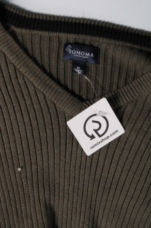 Męski sweter Sonoma, Rozmiar XL, Kolor Zielony, Cena 121,54 zł