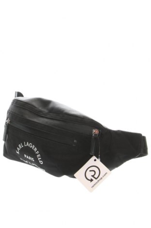 Чанта за кръст Karl Lagerfeld, Цвят Черен, Цена 253,33 лв.