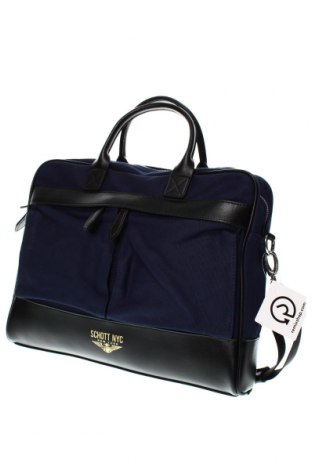 Чанта за лаптоп Schott, Цвят Син, Цена 125,40 лв.