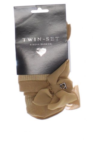 Чорапи TWINSET, Размер S, Цвят Златист, Цена 66,93 лв.