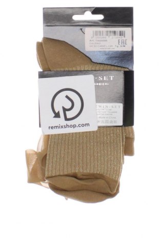 Ponožky  TWINSET, Veľkosť S, Farba Zlatistá, Cena  34,50 €