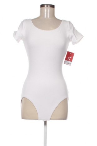 Γυναικεία μπλούζα-Κορμάκι Capezio, Μέγεθος XL, Χρώμα Λευκό, Τιμή 19,85 €