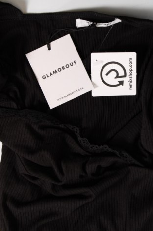 Дамска блуза - боди Glamorous, Размер S, Цвят Черен, Цена 11,55 лв.