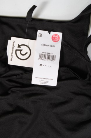 Γυναικεία μπλούζα-Κορμάκι Sinsay, Μέγεθος XS, Χρώμα Μαύρο, Τιμή 5,94 €