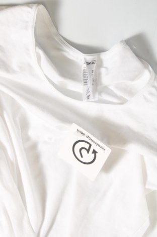 Γυναικεία μπλούζα-Κορμάκι Skiny, Μέγεθος S, Χρώμα Λευκό, Τιμή 39,69 €