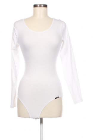 Γυναικεία μπλούζα-Κορμάκι Skiny, Μέγεθος S, Χρώμα Λευκό, Τιμή 17,86 €