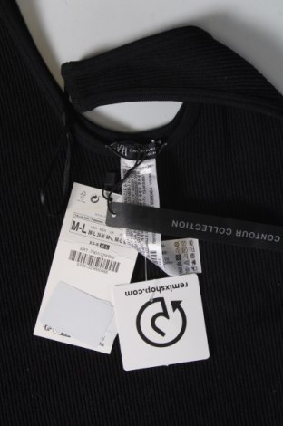 Дамска блуза - боди Zara, Размер M, Цвят Черен, Цена 23,91 лв.