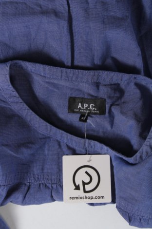 Bluză de femei A.P.C., Mărime XS, Culoare Albastru, Preț 207,27 Lei