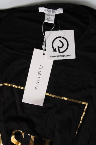 Γυναικεία μπλούζα Amisu, Μέγεθος L, Χρώμα Μαύρο, Τιμή 8,55 €