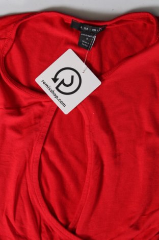 Γυναικεία μπλούζα Amisu, Μέγεθος S, Χρώμα Κόκκινο, Τιμή 3,17 €