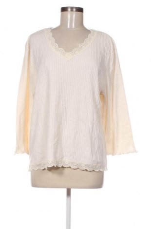 Γυναικεία μπλούζα Aria, Μέγεθος L, Χρώμα Εκρού, Τιμή 5,57 €