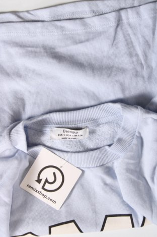 Γυναικεία μπλούζα Bershka, Μέγεθος S, Χρώμα Μπλέ, Τιμή 5,05 €