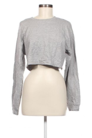Γυναικεία μπλούζα Bershka, Μέγεθος L, Χρώμα Γκρί, Τιμή 5,29 €