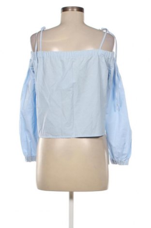 Γυναικεία μπλούζα Bershka, Μέγεθος L, Χρώμα Μπλέ, Τιμή 4,60 €