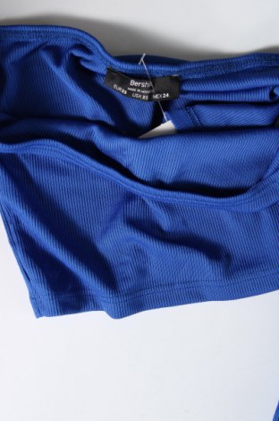 Дамска блуза Bershka, Размер XS, Цвят Син, Цена 19,00 лв.