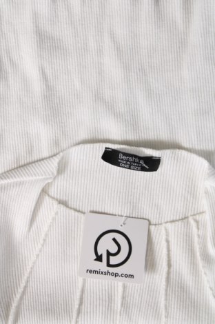 Γυναικεία μπλούζα Bershka, Μέγεθος S, Χρώμα Λευκό, Τιμή 10,23 €