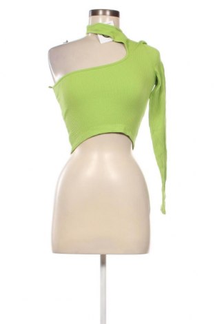 Γυναικεία μπλούζα Bershka, Μέγεθος S, Χρώμα Πράσινο, Τιμή 11,75 €